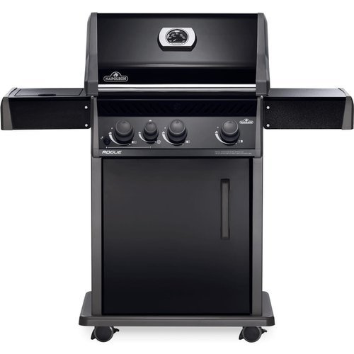 Grill gazowy Napoleon Rogue R425SBPK Black z kuchenką boczną