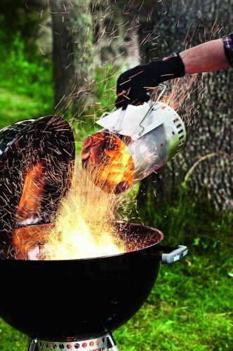 Duży komin do rozpalania firmy Weber