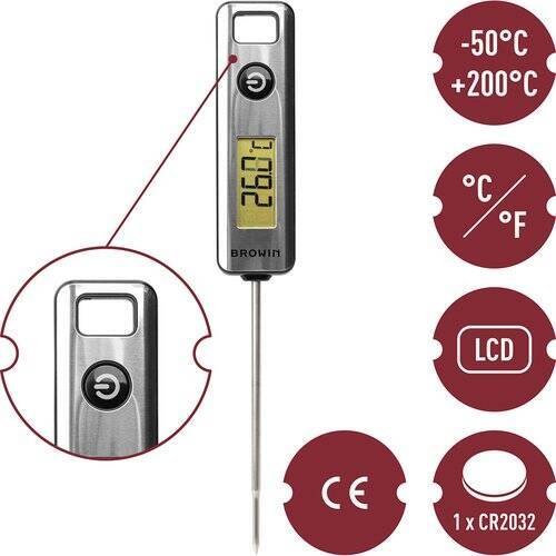 Elektryczny Termometr kulinarny - sonda Browin - 185109