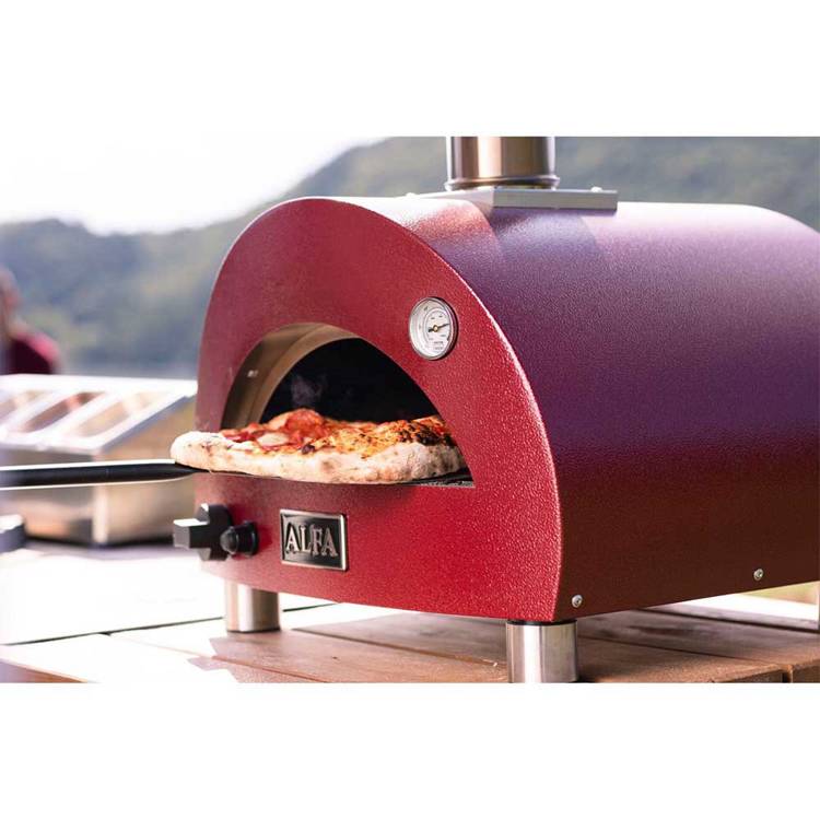 Gazowy piec do pizzy Moderno Portable  Czerwony Alfa Forni - FXMD-PT-GROA