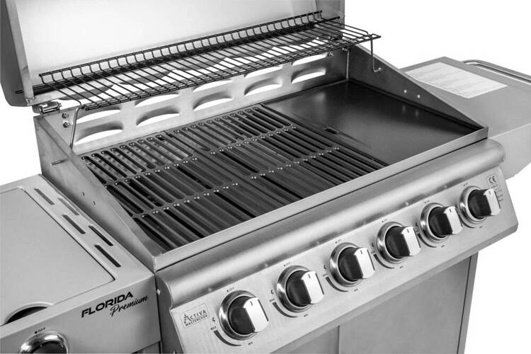 Grill gazowy Activa Florida III 6+1 inox - 19786GS