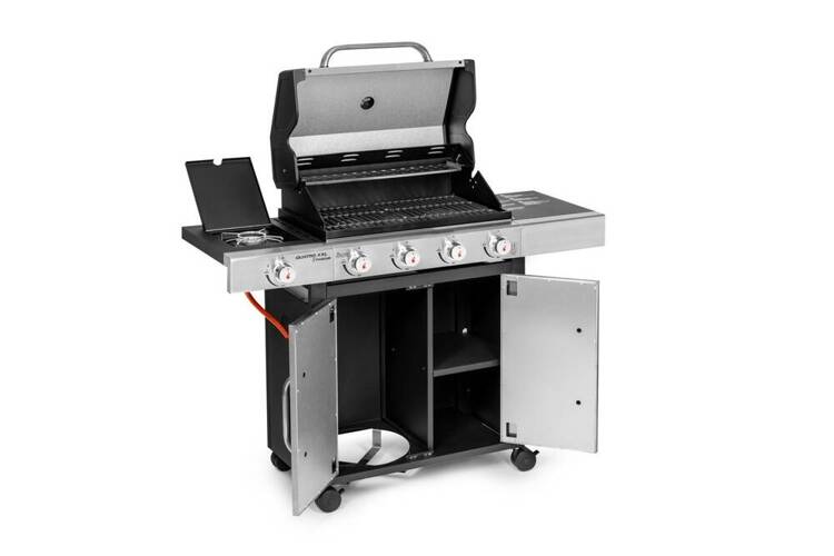 Grill gazowy Activa Quatro XXL Premium 4+1 inox - 19744GS