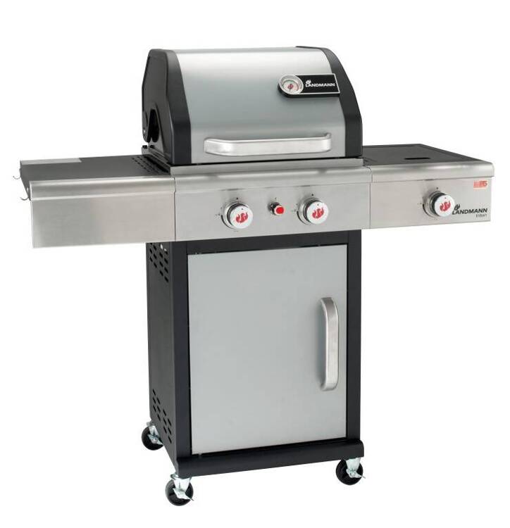 Grill gazowy Landmann Triton PTS 2.1 srebrny - 12911