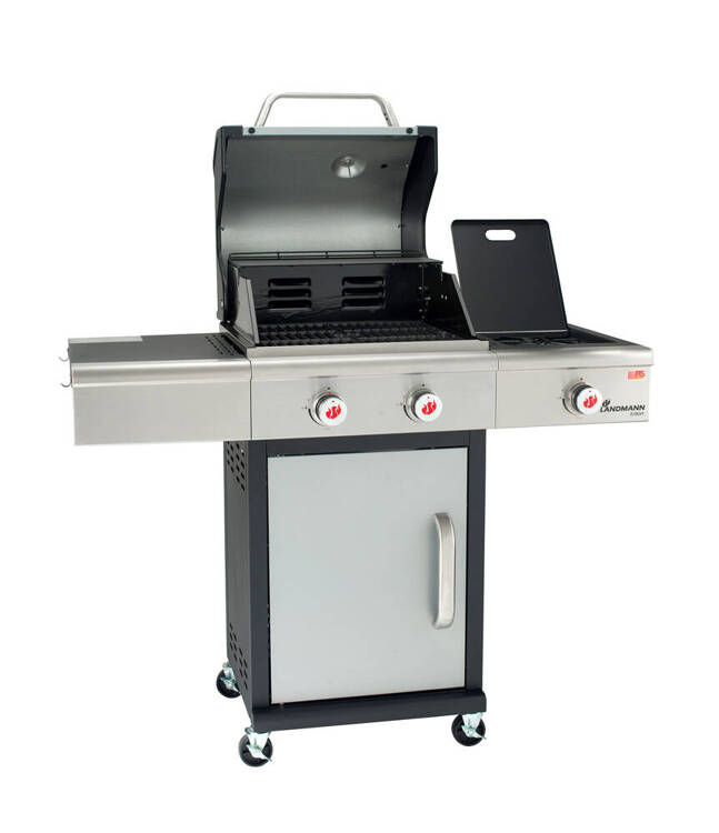 Grill gazowy Landmann Triton PTS 2.1 srebrny - 12911