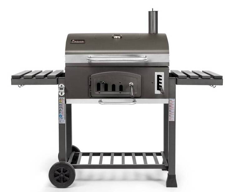 Grill węglowy Activa angular XXL z żeliwnym rusztem - 11250C