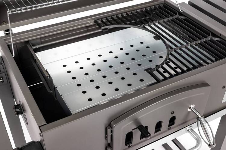 Grill węglowy Activa angular XXL z żeliwnym rusztem - 11250C