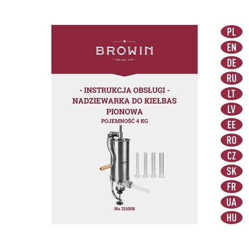 Nadziewarka pionowa Browin 4 kg - 311008