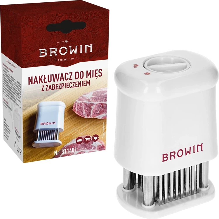 Nakłuwacz do mięs z zabezpieczeniem Browin - 311401