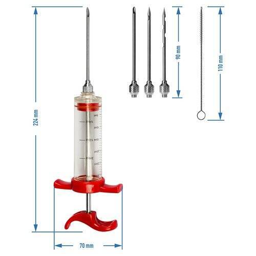 Nastrzykiwarka Browin 30ml ( 3 igły + czyścik ) - 311104