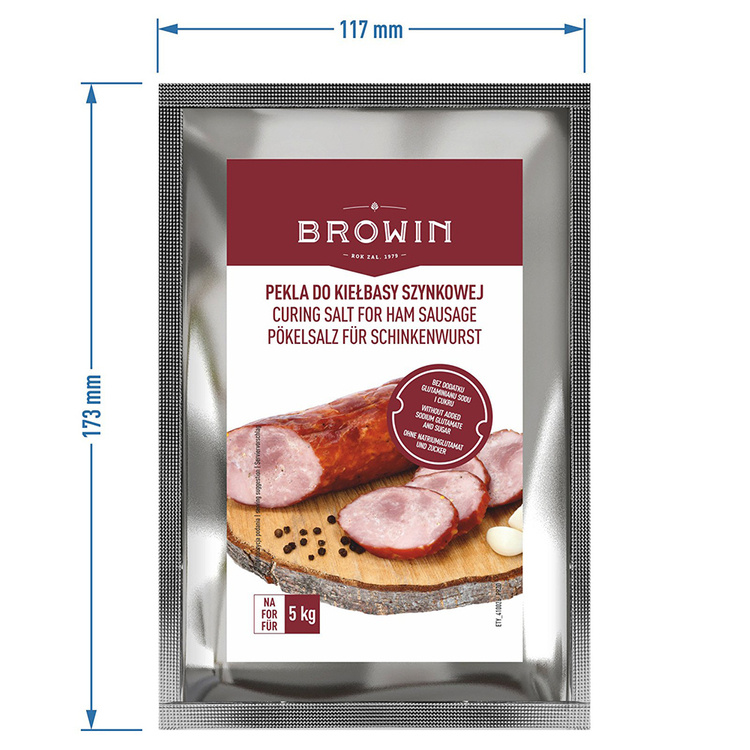 Pekla do kiełbasy szynkowej - 120 g Browin - 410026