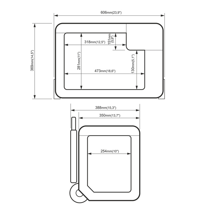 Przenośna lodówka kompresorowa Yolco BX30 GREY