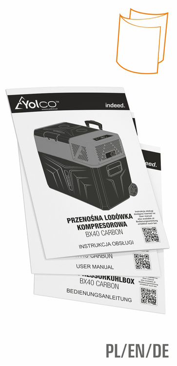 Przenośna lodówka kompresorowa Yolco BX40 CARBON